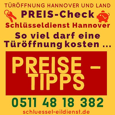 Schlüsseldienst Hannover FAQ 1 Schluesseldienst Hannover Preise Kosten