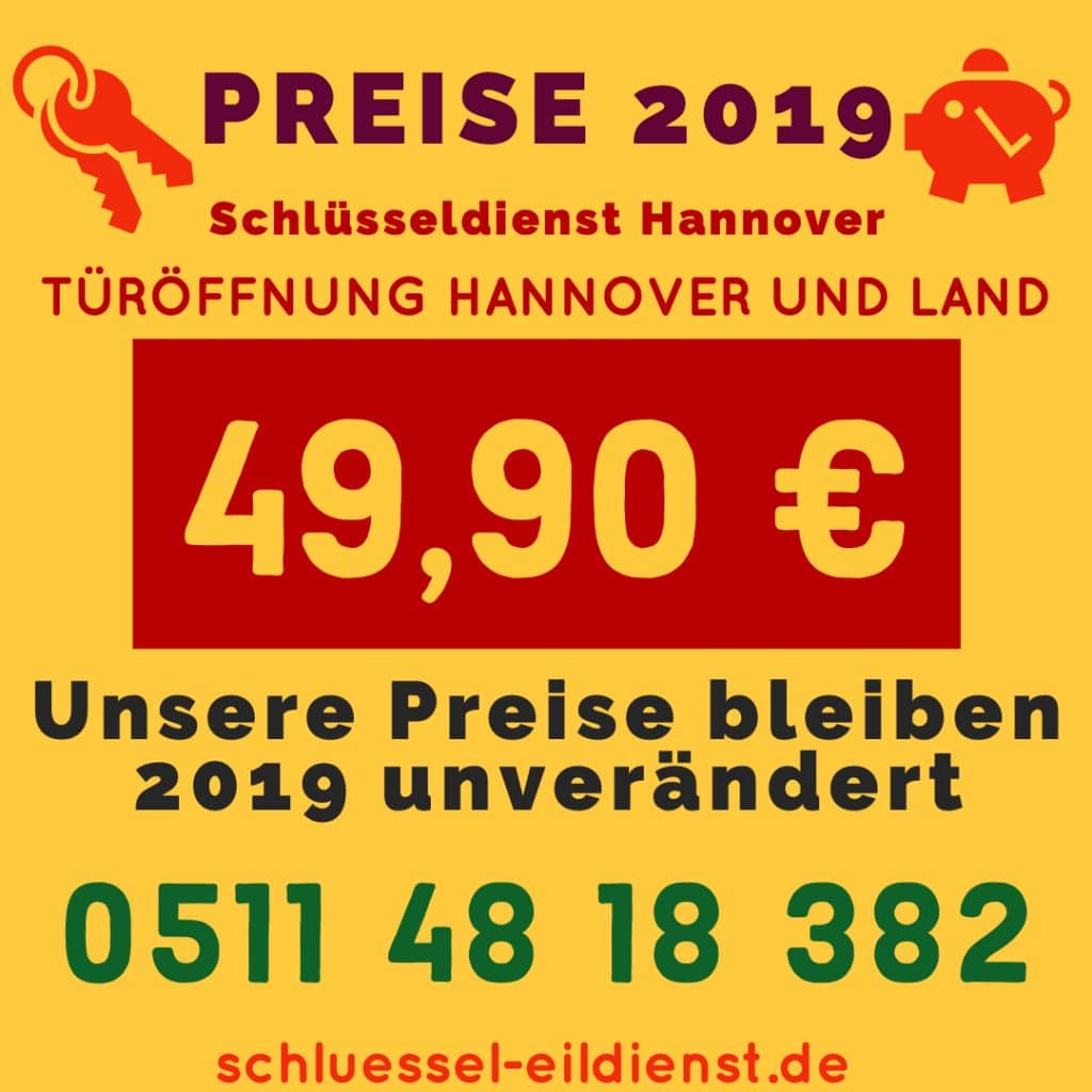 Schlüsseldienst Hannover Festpreise Preise Schlüsseldienst Hannover 2019