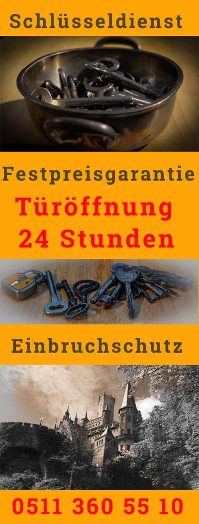 Schlüsseldienst Hannover - Sicherheitstechnik 2 Banner Beratung Einbruchschutz